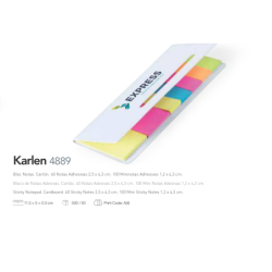 Bloco de notas adesivas Karlen