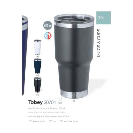 Caneca térmica Tobey