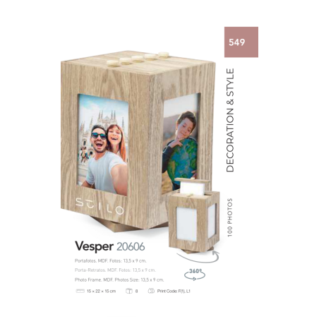 Porta-retratos Vesper