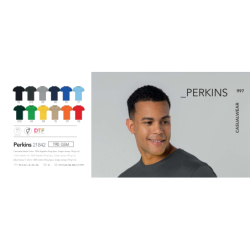 T-shirt adulto cor Perkins