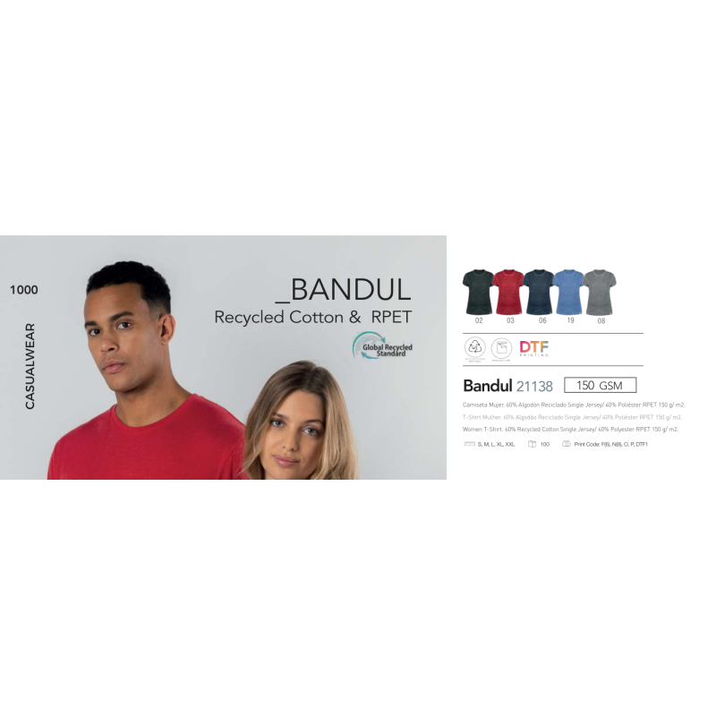 T-shirt mulher Bandul