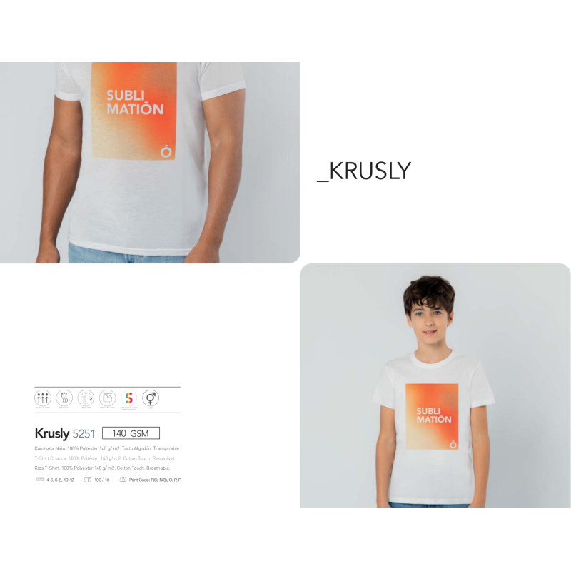 T-shirt criança Krusly