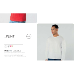 T-shirt adulto branca Plint