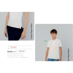 Polo criança branco Charles
