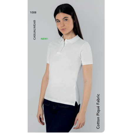 Polo mulher branco Charles