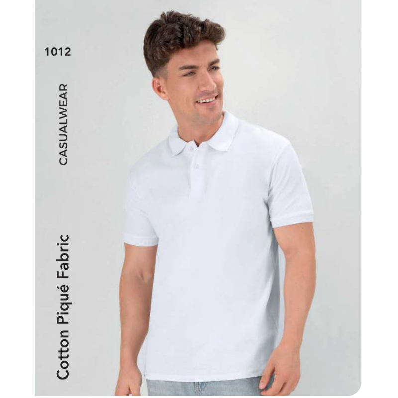 Polo adulto branco Koupan