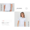 Polo mulher branco Koupan
