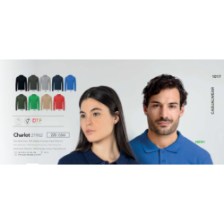 Polo adulto cor Charlot