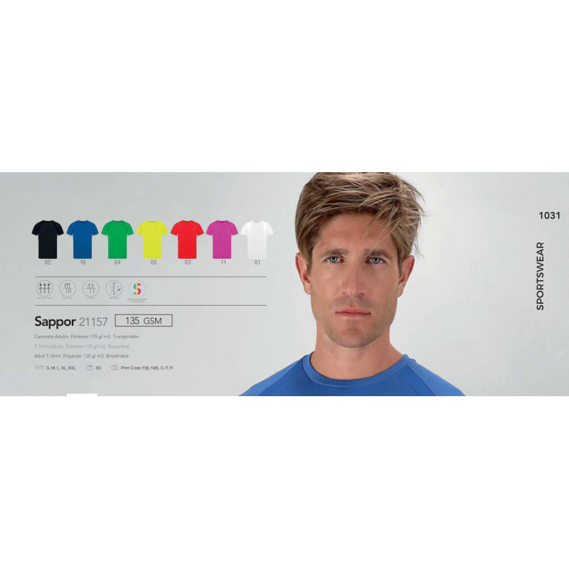 T-shirt adulto Sappor