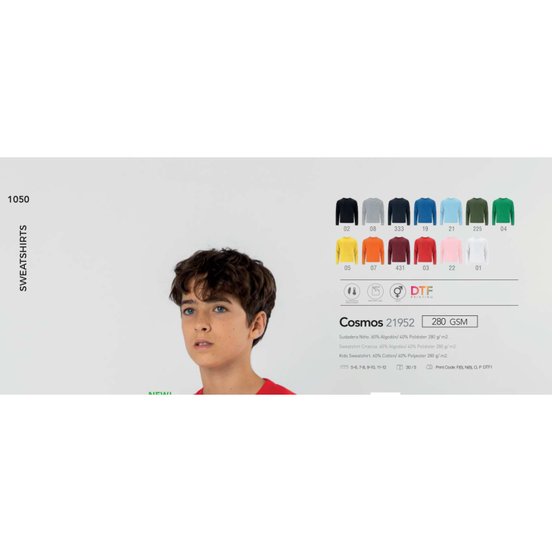 Sweatshirt criança Cosmos