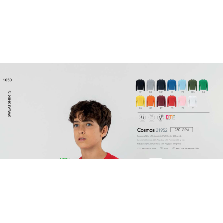 Sweatshirt criança Cosmos