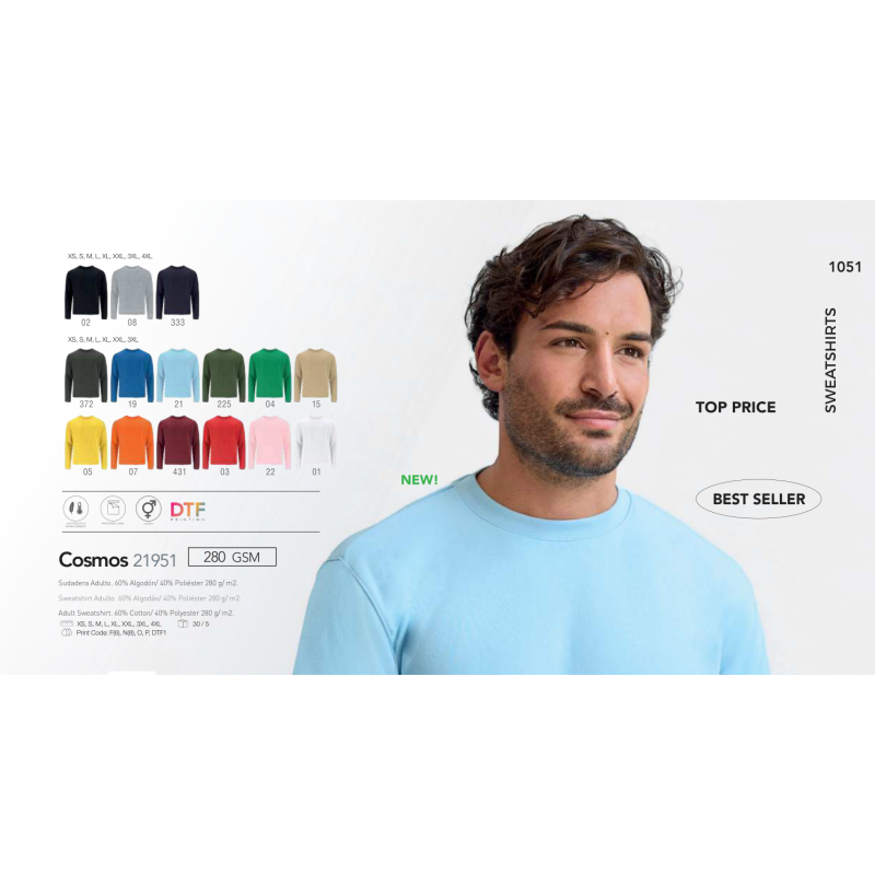 Sweatshirt adulto Cosmos