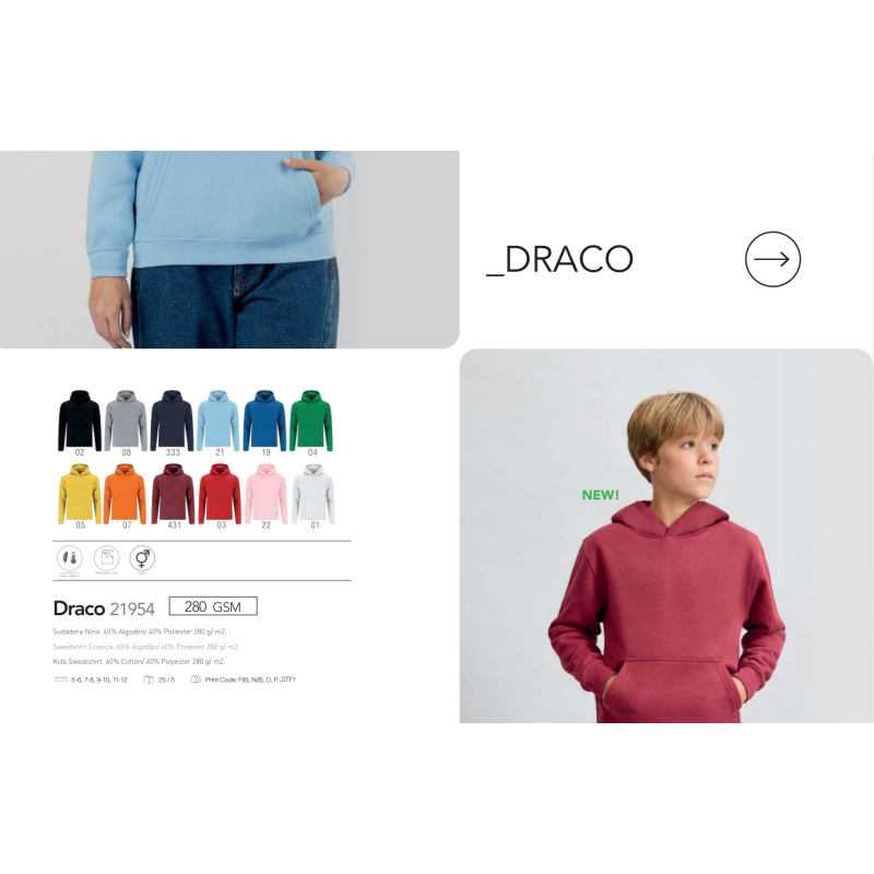 Sweatshirt criança Draco