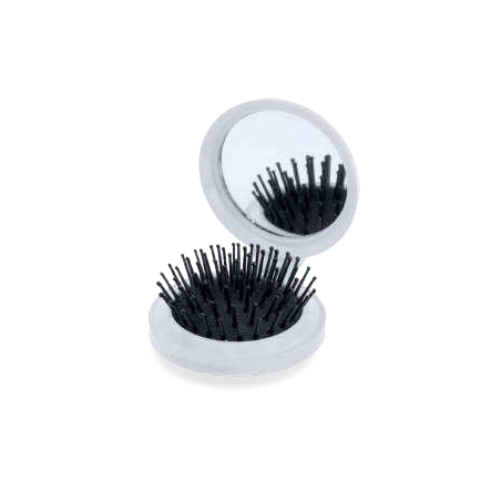 Escova de cabelo com espelho Glance