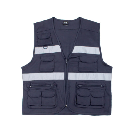 Colete Multibolsos Reporter / Safari Reflector