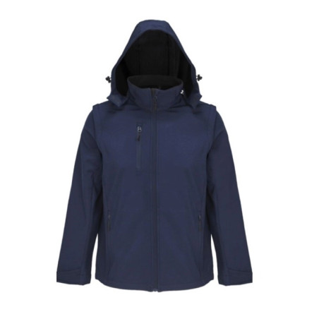 Softshell 3IN1 com Fecho e Capuz Beverly